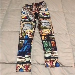Stained glass leggings